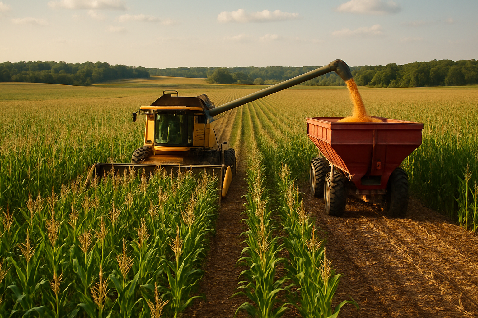 corn-harvesting